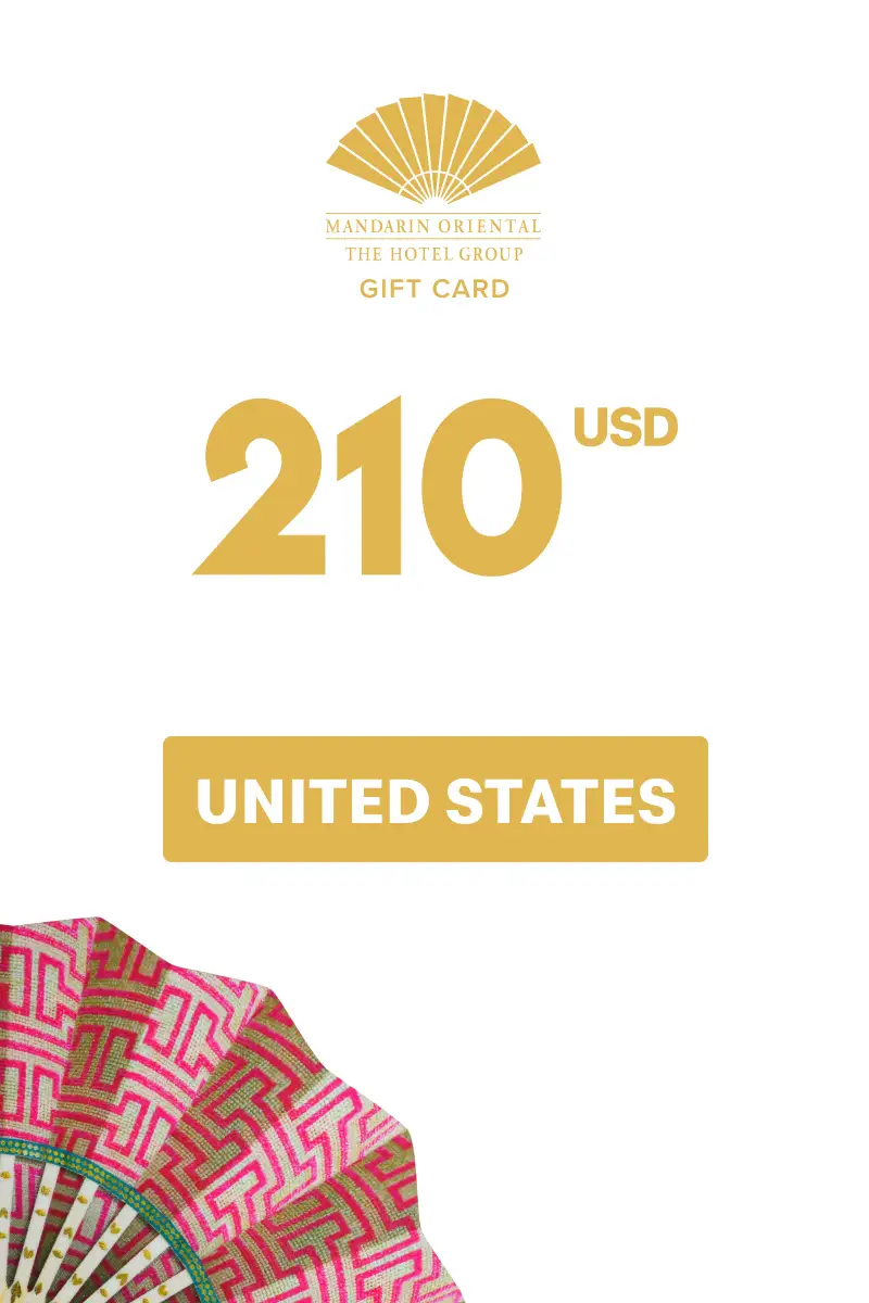 Mandarin Oriental Hotel Group 210 USD Gift Card (United States) - Digital Key