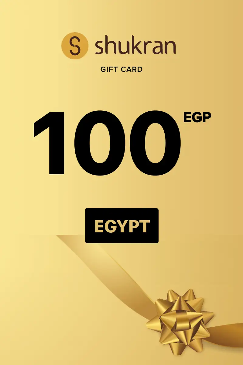Shukran 100 EGP Gift Card (Egypt) - Digital Key