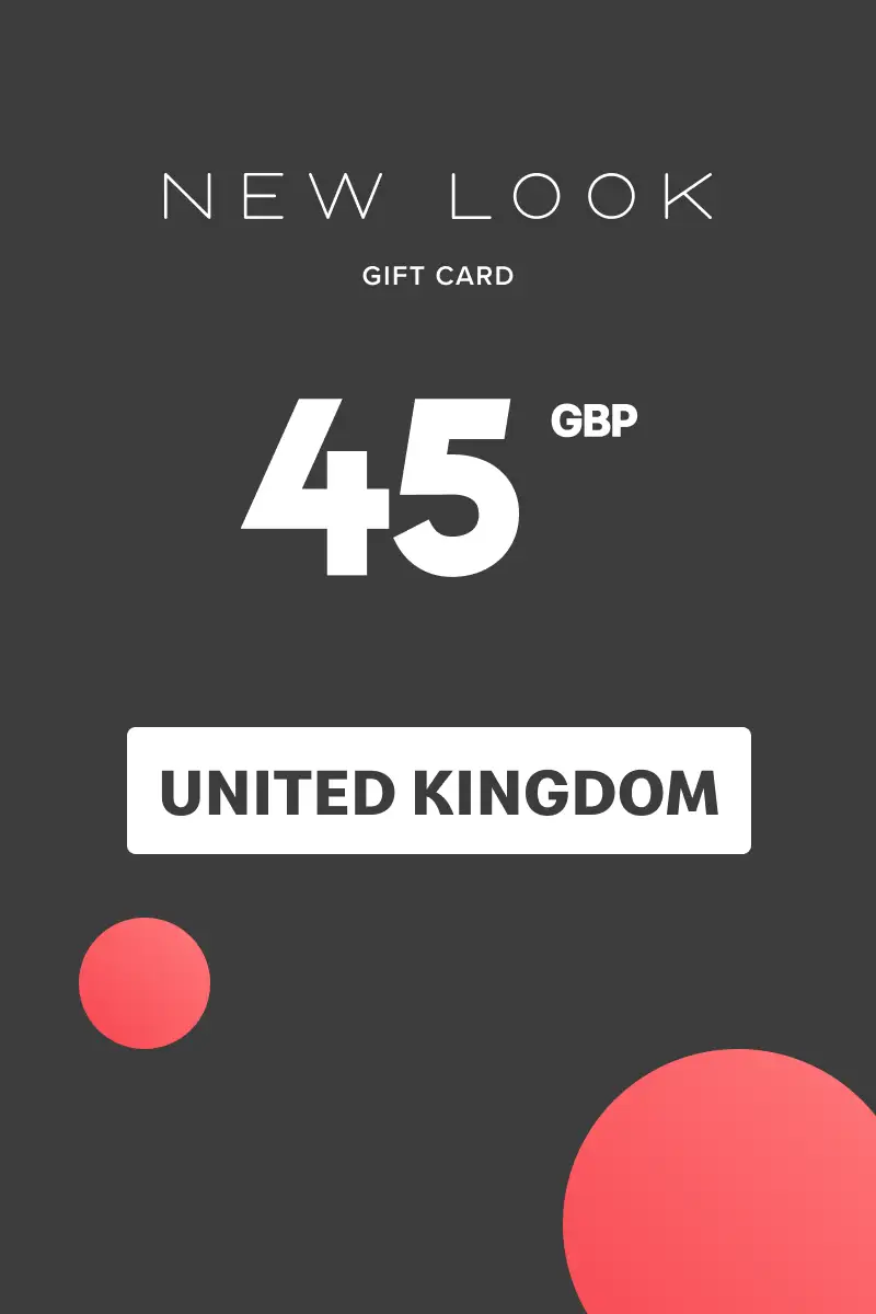 New Look 45 GBP Gift Card (United Kingdom) - Digital Key