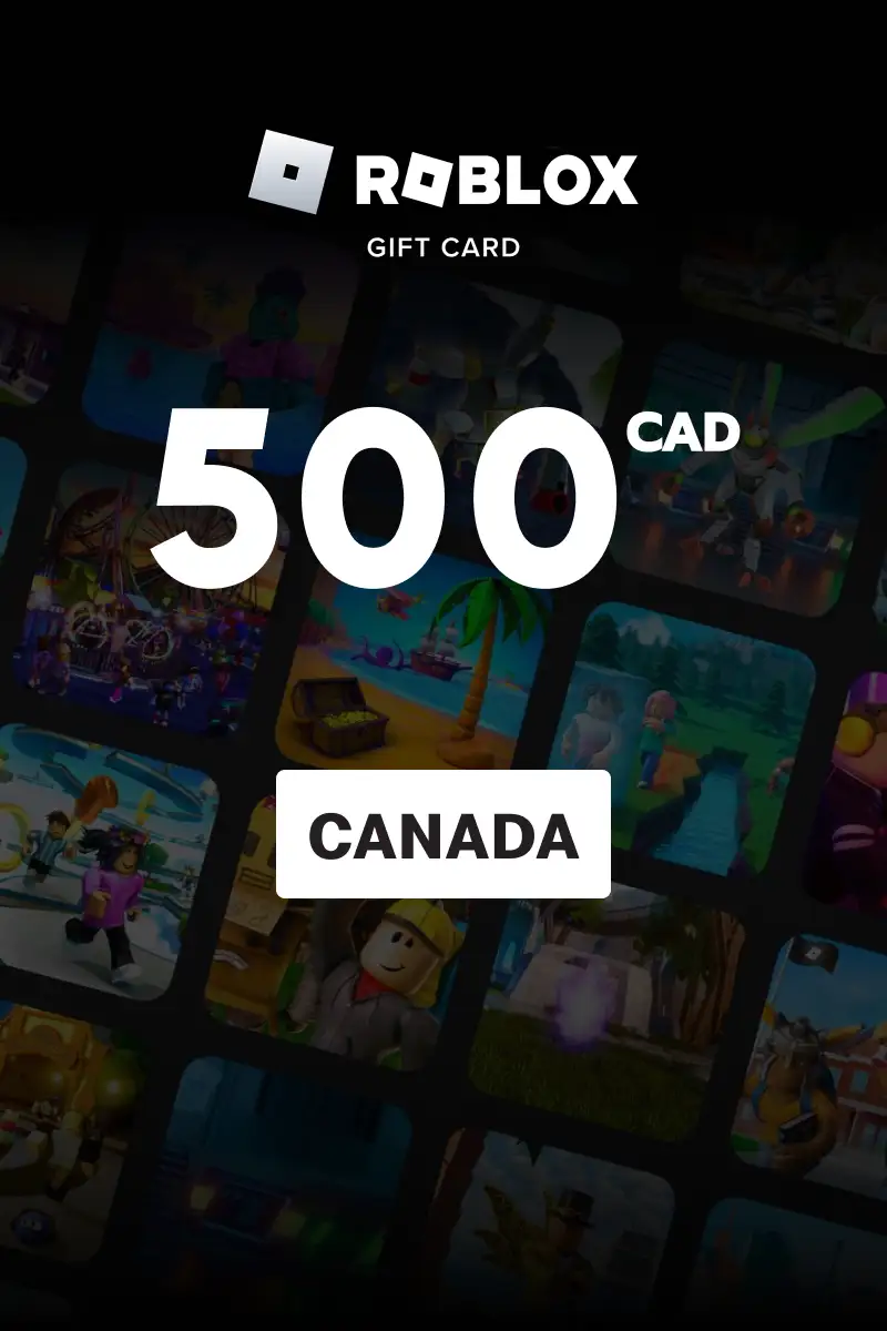 Roblox 500 CAD Gift Card (Canada) - Digital Key