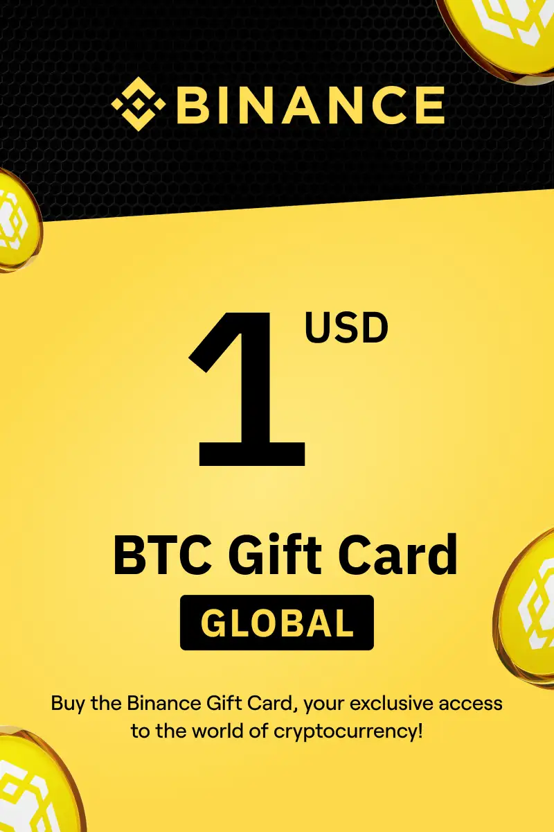 Binance (BTC) 1 USD Gift Card (Global) - Digital Key