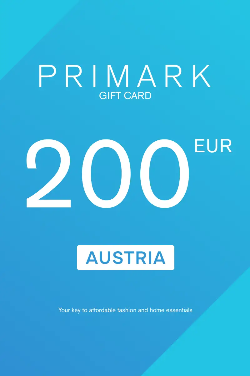 Primark 200 EUR Gift Card (Austria) - Digital Key