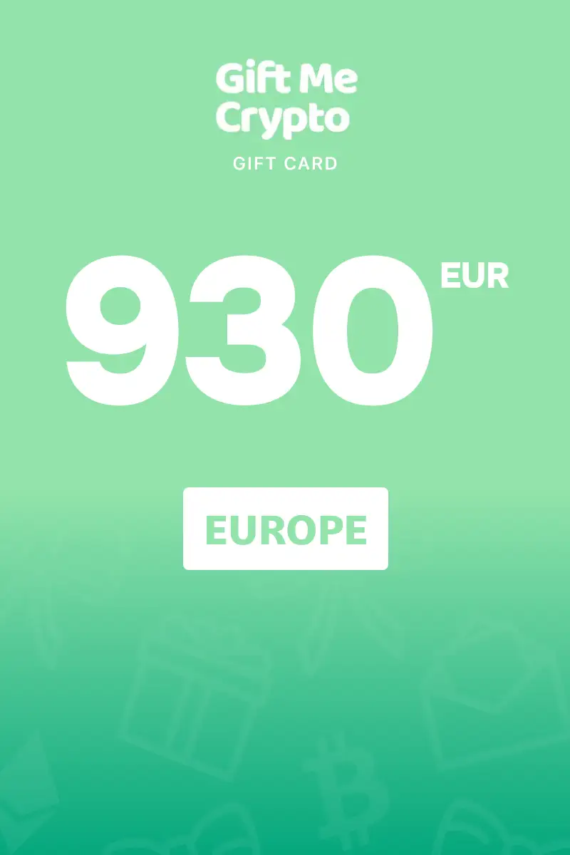 Gift Me Crypto (USDC) 930 EUR Gift Card (Europe) - Digital Key