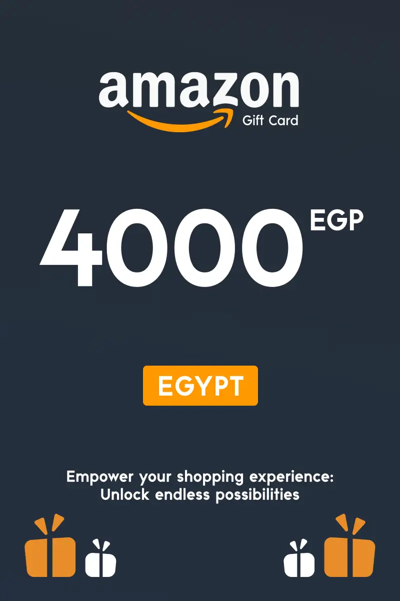 Amazon 4000 EGP Gift Card (Egypt) - Digital Key