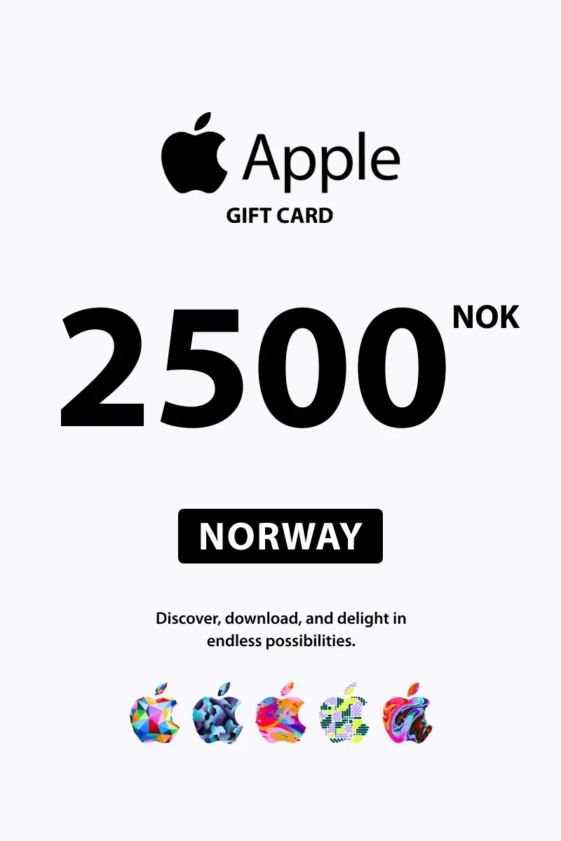 Apple 2500 NOK Gift Card (Norway) - Digital Key