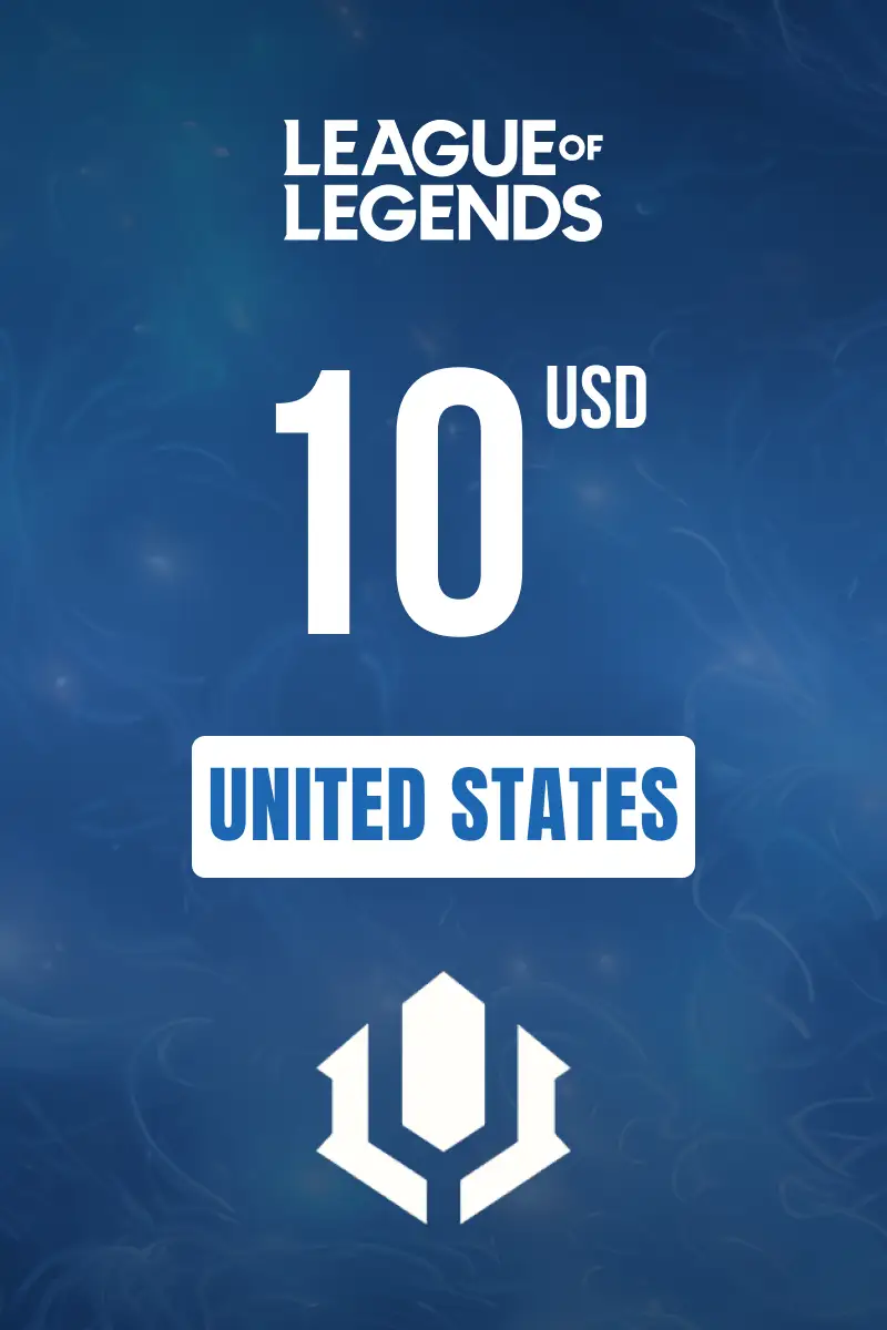 League of Legends 10 USD Gift Card (United States) - Digital Key