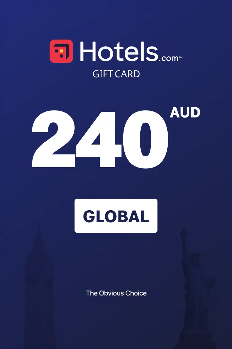 Hotels.com 240 AUD Gift Card (Global) - Digital Key