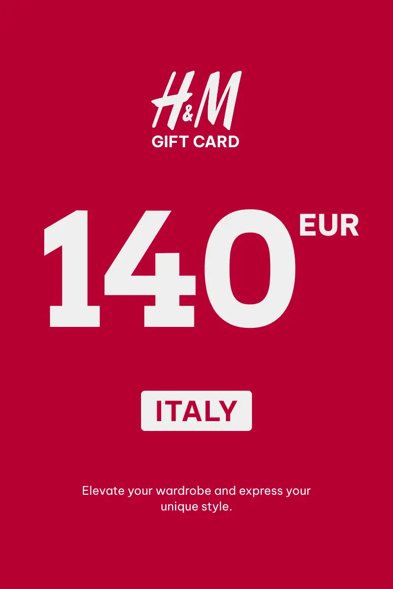 HandM 140 EUR Gift Card (Italy) - Digital Key