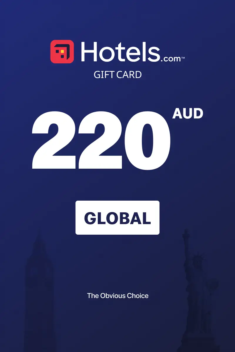 Hotels.com 220 AUD Gift Card (Global) - Digital Key