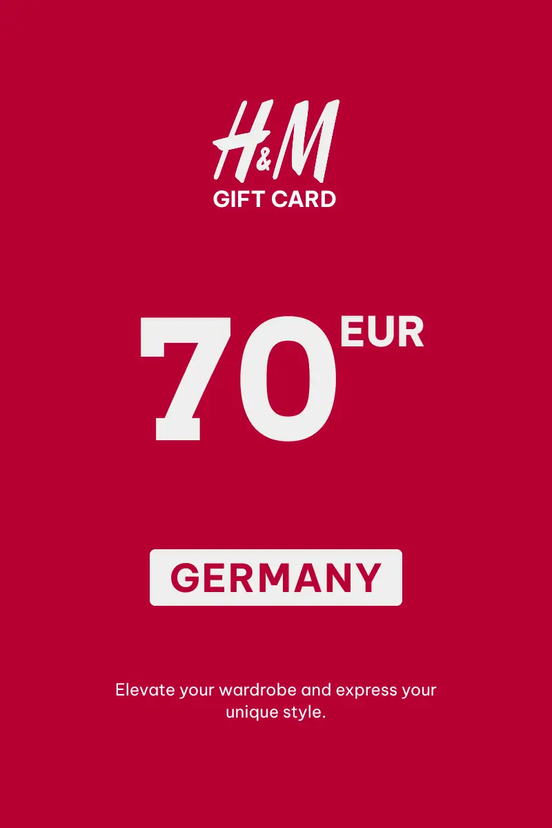 HandM 70 EUR Gift Card (Germany) - Digital Key