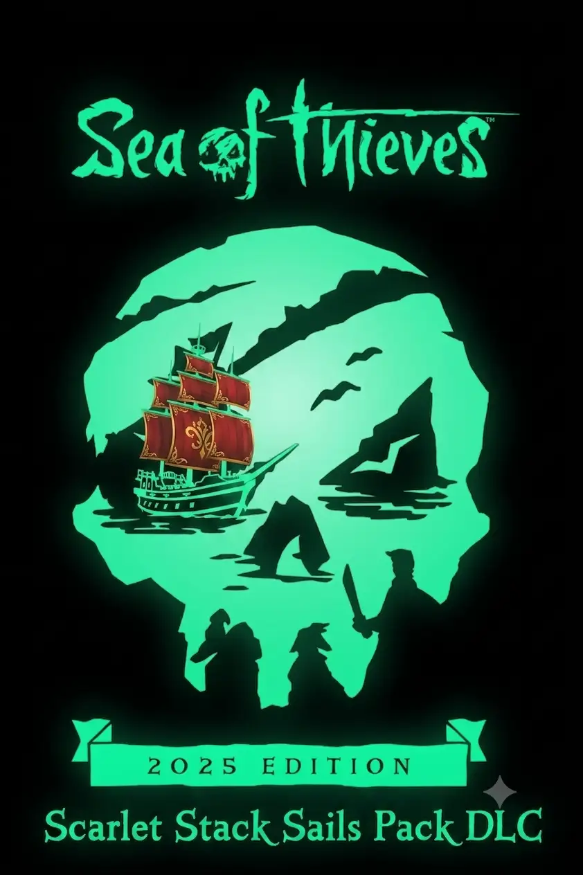 Sea of Thieves 2025 Edition Scarlet Stack Sails Pack DLC (Global) (PC / Xbox One / Xbox Series X|S) - Xbox Live - Digital Key