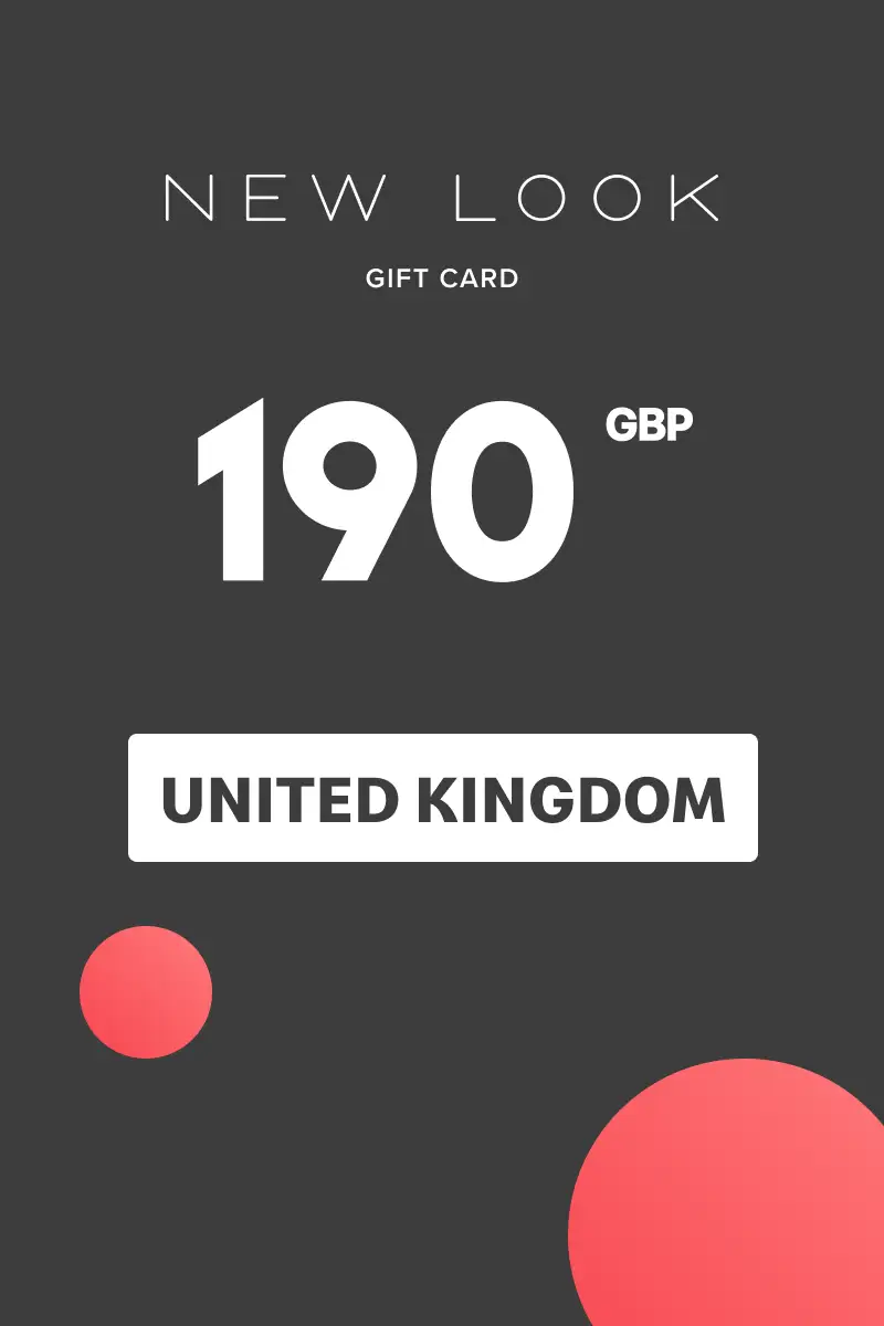 New Look 190 GBP Gift Card (United Kingdom) - Digital Key