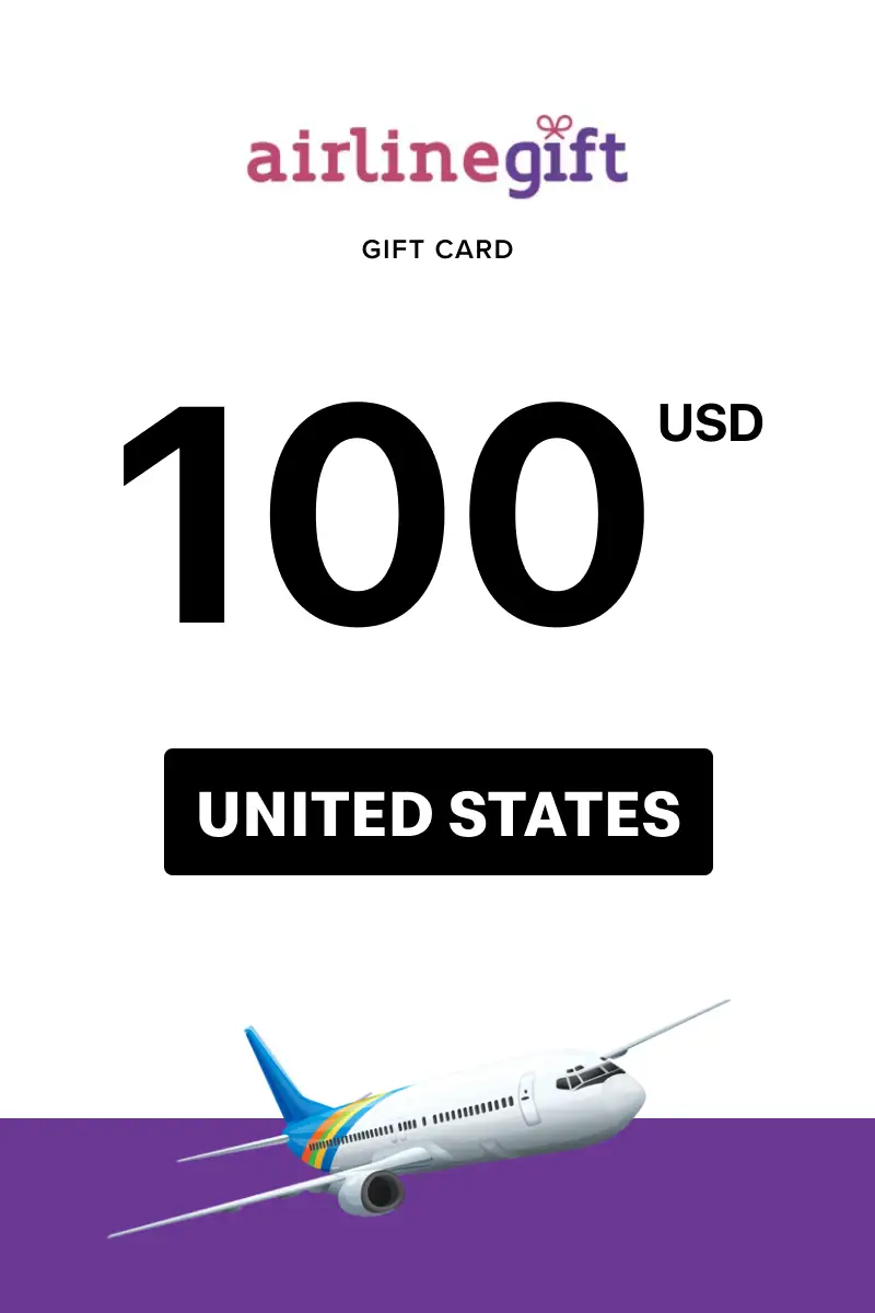 Airline Gift 100 USD Gift Card (United States) - Digital Key