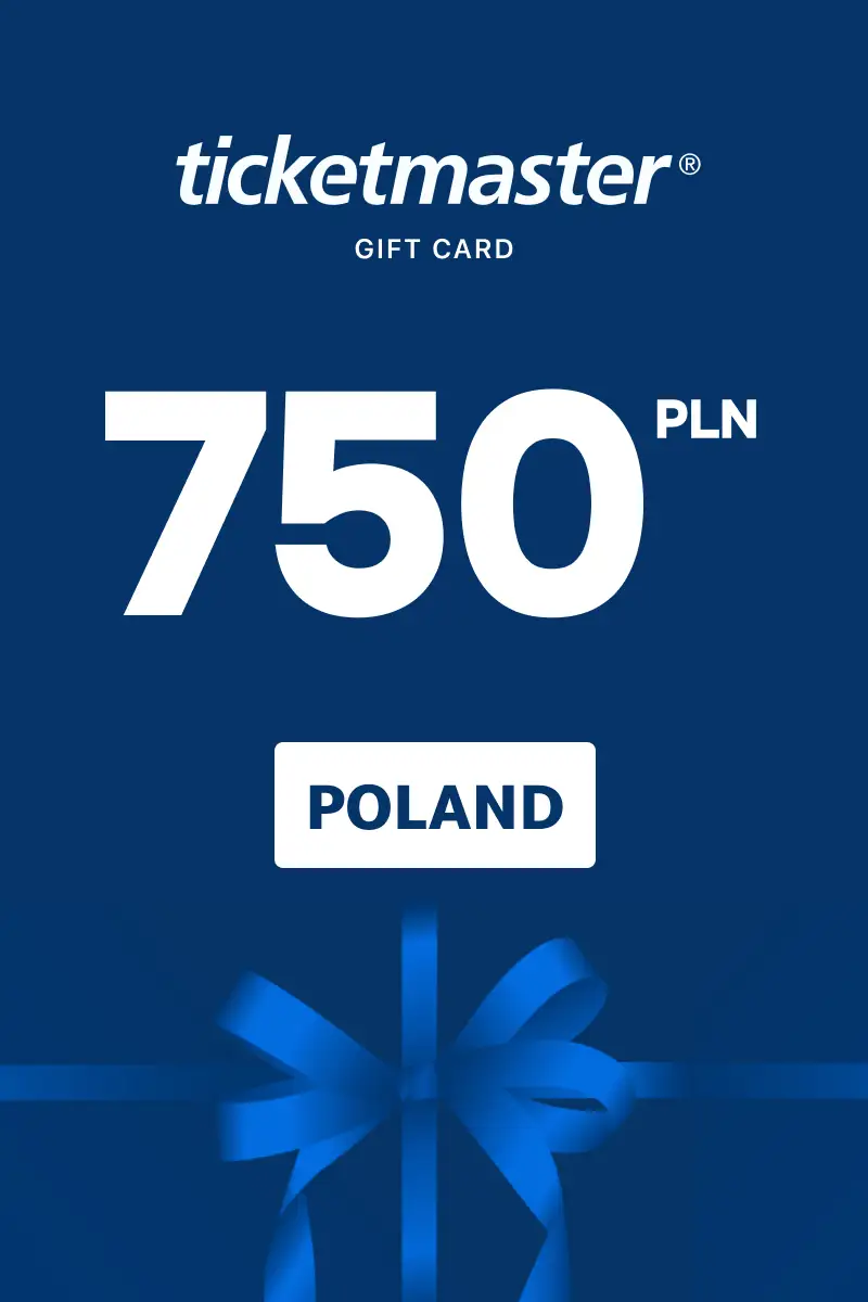 Ticketmaster 750 PLN Gift Card (Poland) - Digital Key