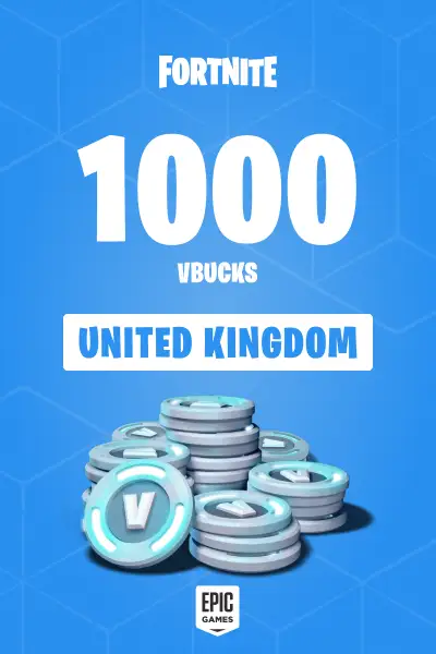 Fortnite - 1000 V-Bucks Card (United Kingdom) (PC) - Epic Games - Digital Key
