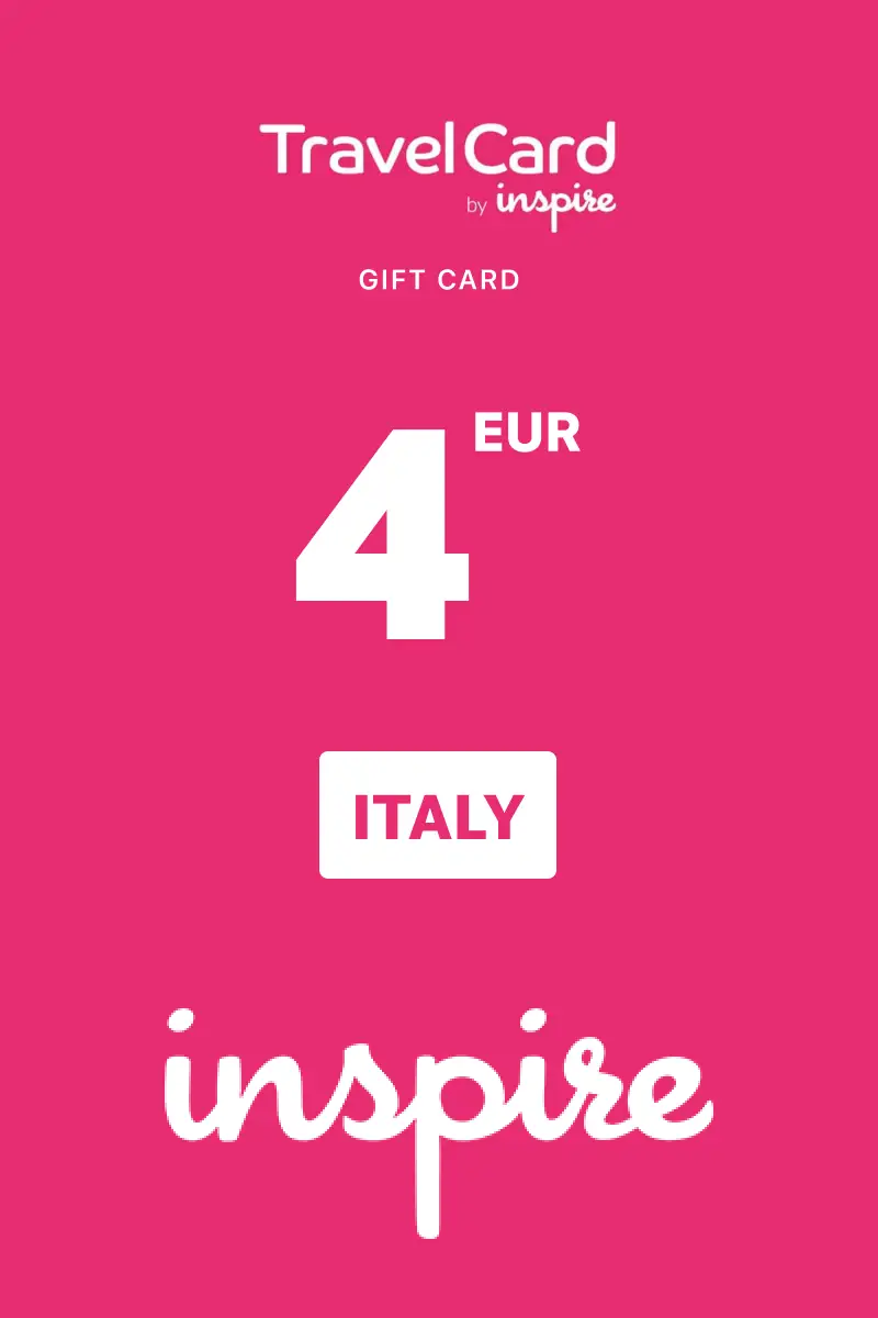 TravelCard by Inspire 4 EUR Gift Card (Italy) - Digital Key