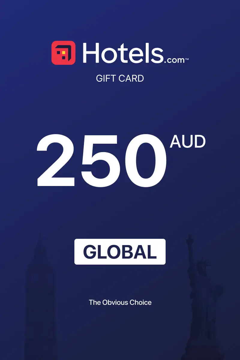 Hotels.com 250 AUD Gift Card (Global) - Digital Key