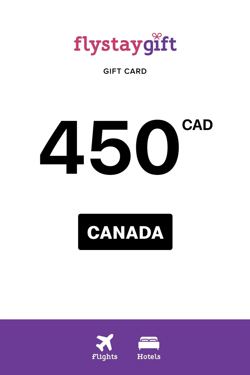 Flystay Gift 450 CAD Gift Card (Canada) - Digital Key