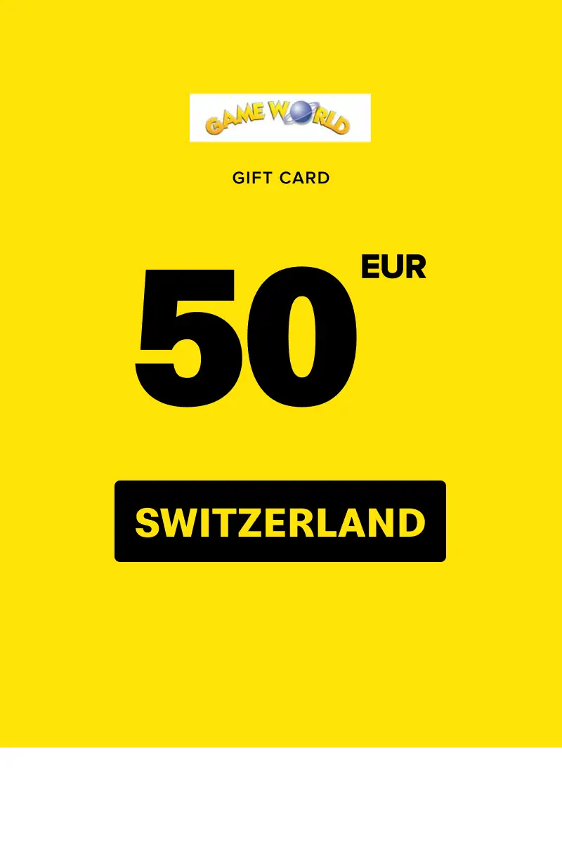 Game World 50 EUR Gift Card (Switzerland) - Digital Key