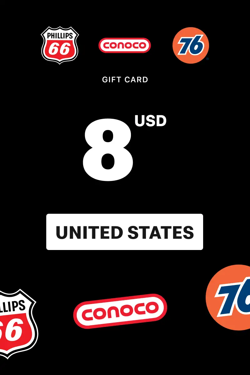 Phillips 66 - Conoco - 76 8 USD Gift Card (United States) - Digital Key