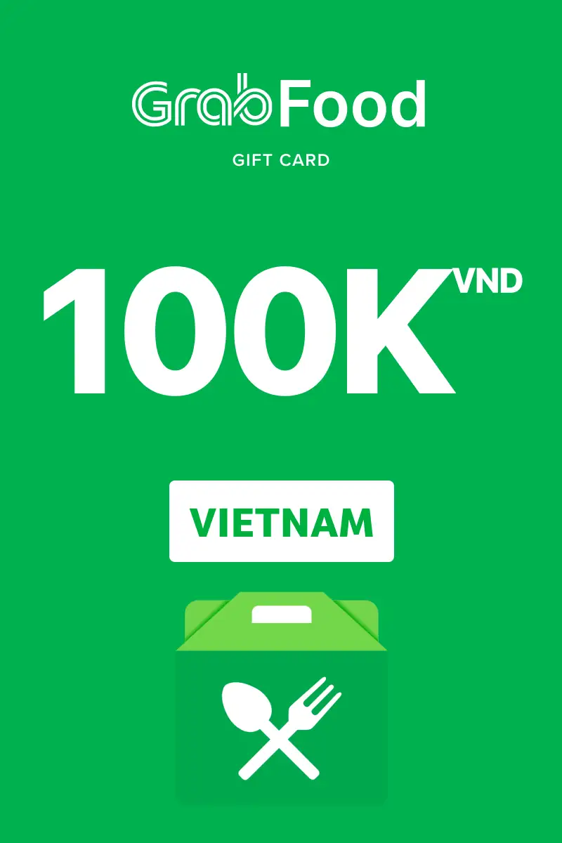 Grab Food 100000 VND Gift Card (Vietnam) - Digital Key