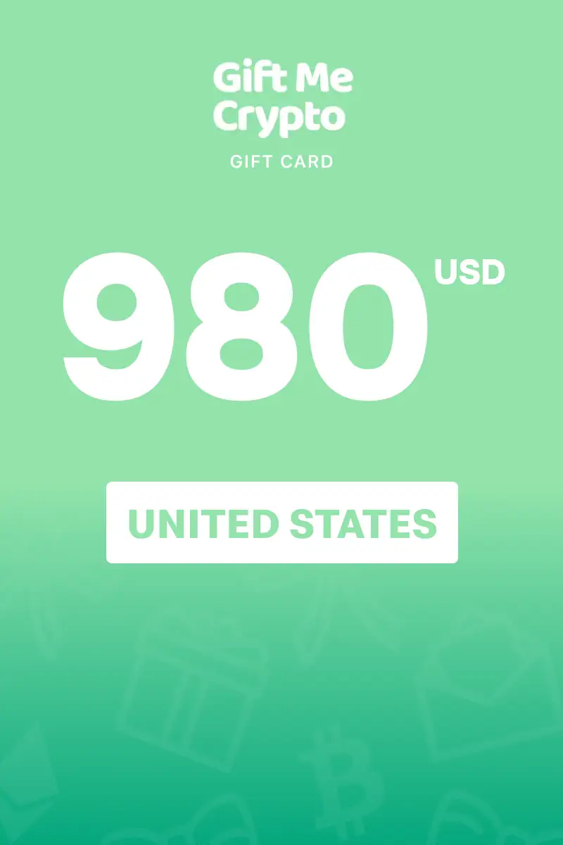 Gift Me Crypto (SOLANA) 980 USD Gift Card (United States) - Digital Key