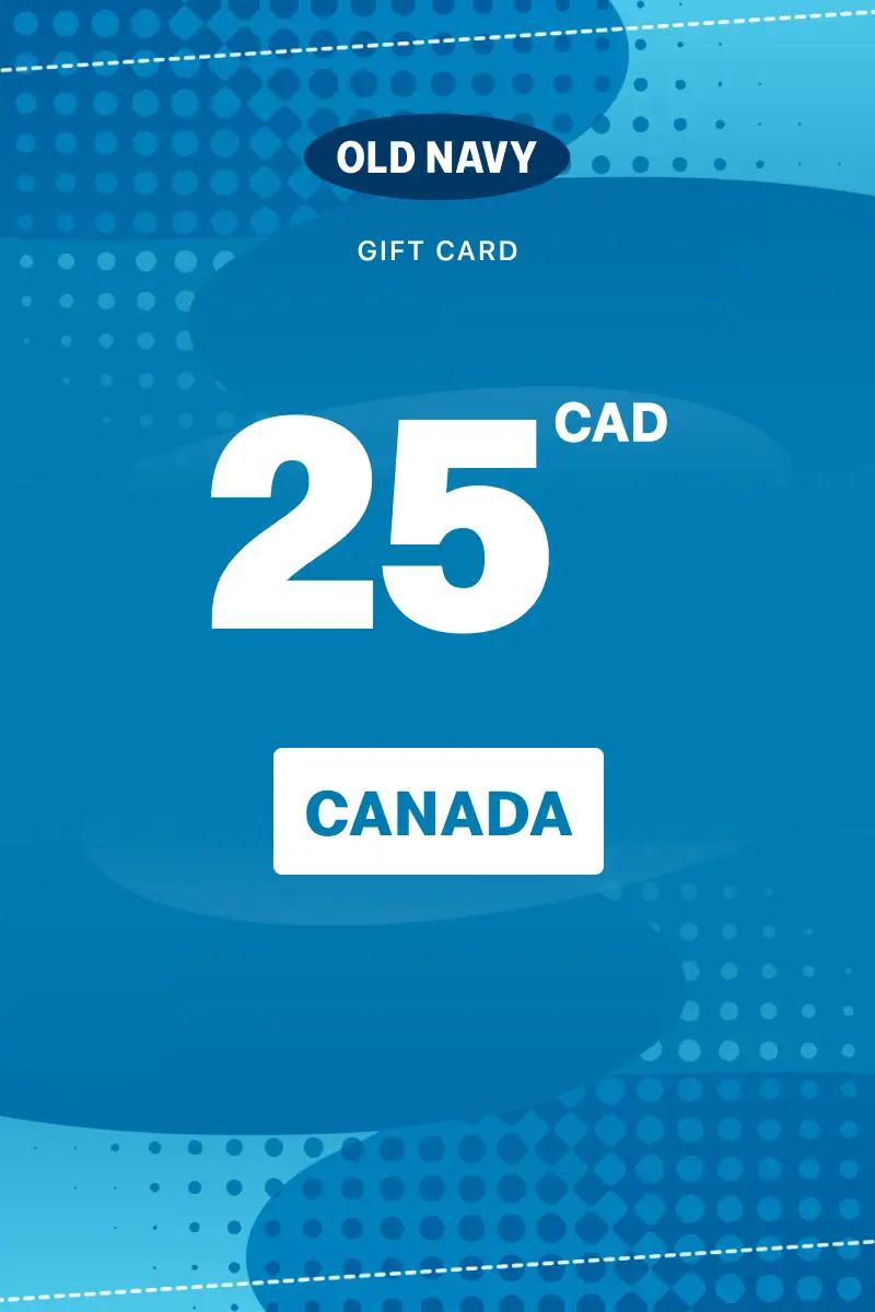 Old Navy 25 CAD Gift Card (Canada) - Digital Key