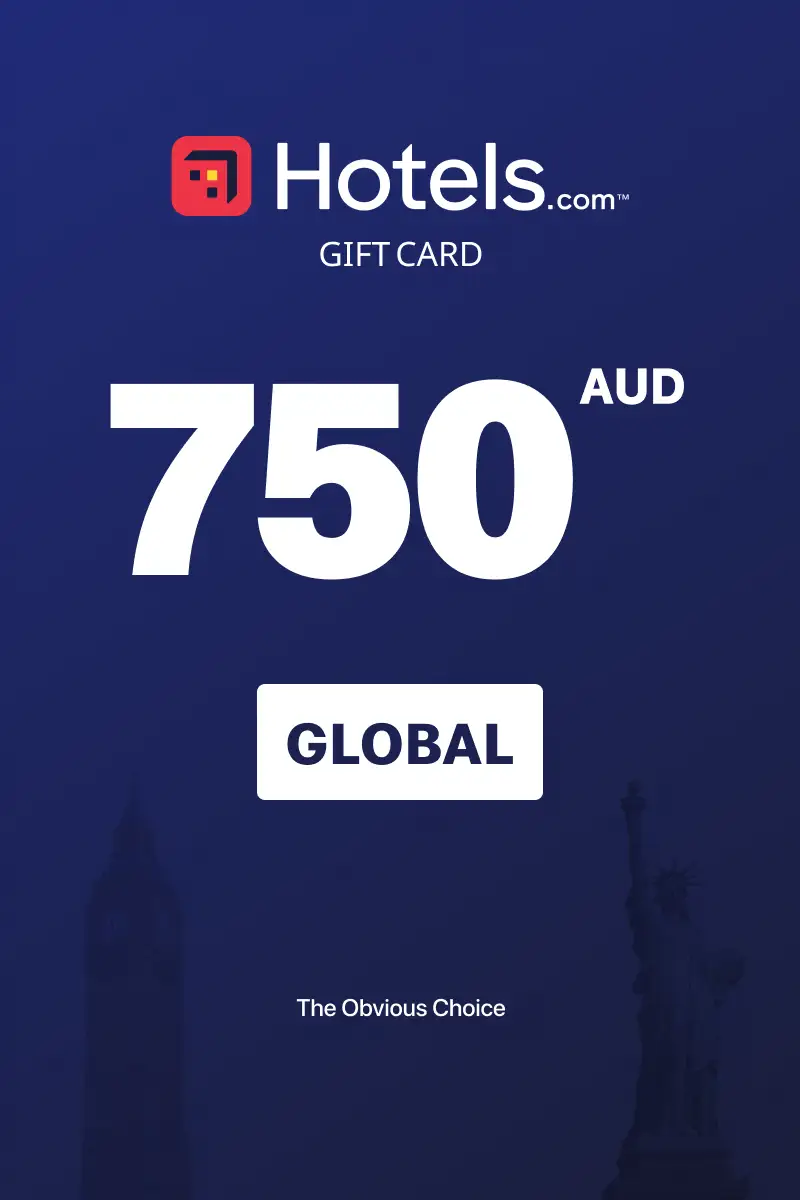Hotels.com 750 AUD Gift Card (Global) - Digital Key