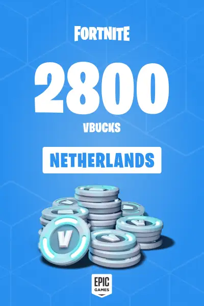Fortnite - 2800 V-Bucks Card (Netherlands) - Digital Key