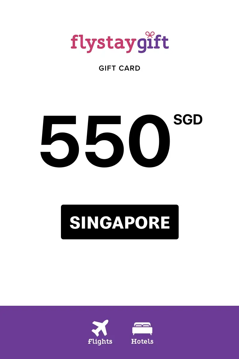 Flystay Gift 550 SGD Gift Card (Singapore) - Digital Key