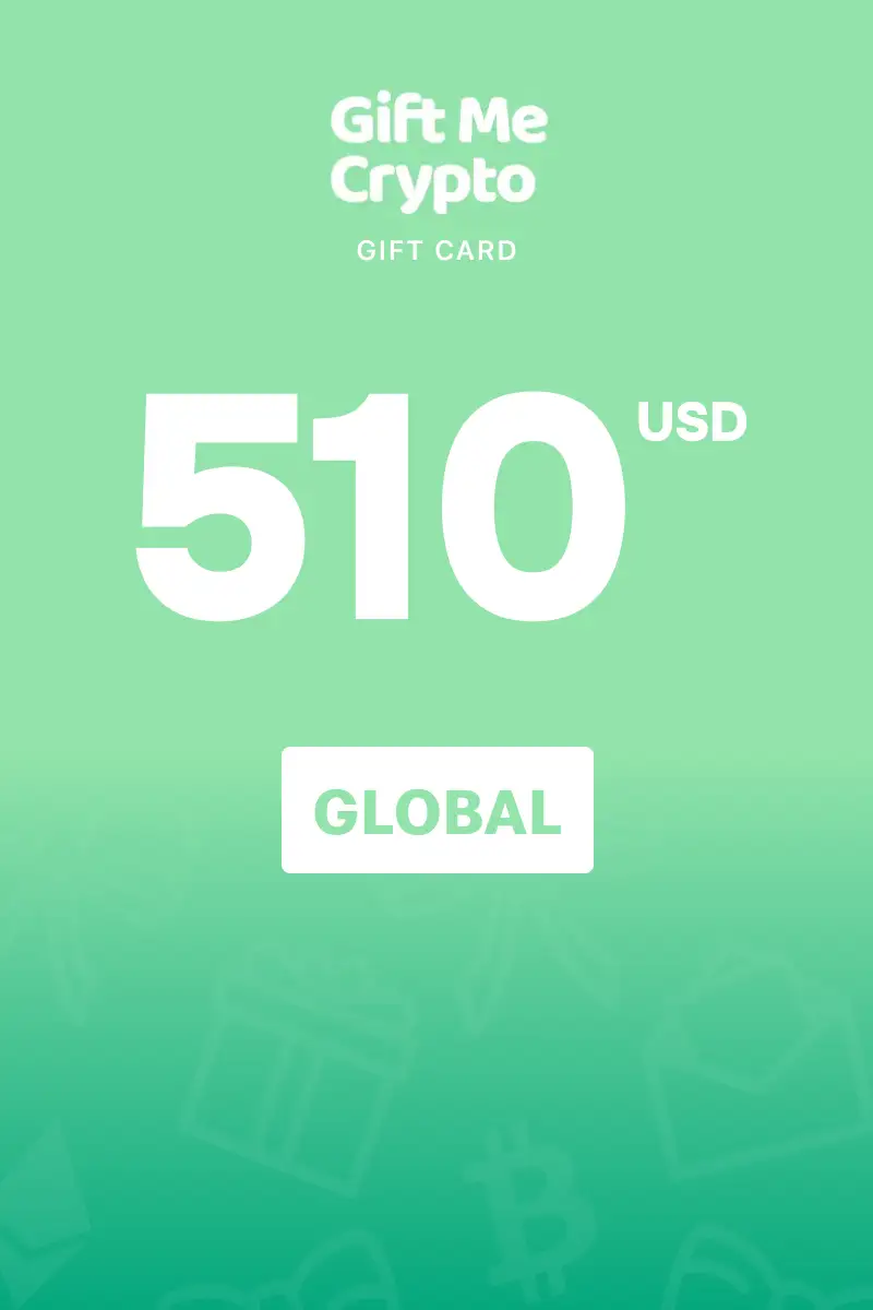 Gift Me Crypto (LTC) 510 USD Gift Card (Global) - Digital Key