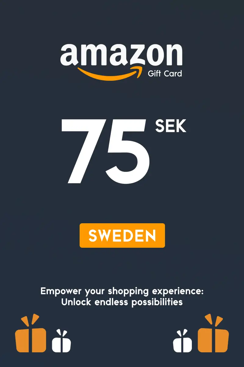Amazon 75 SEK Gift Card (Sweden) - Digital Key