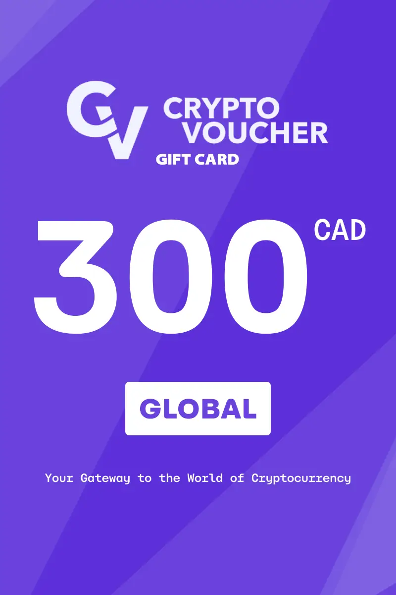 Buy Crypto Voucher 300 CAD Gift Card (Global) - Digital Key