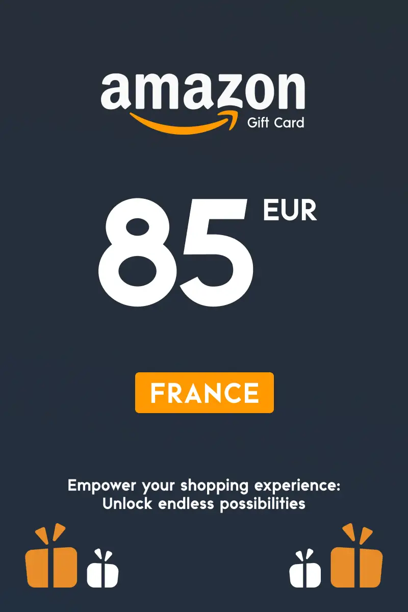 Amazon 85 EUR Gift Card (France) - Digital Key