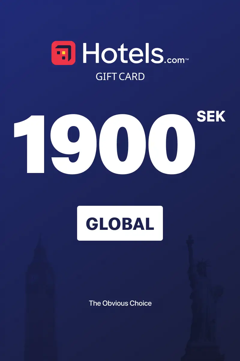 Hotels.com 1900 SEK Gift Card (Global) - Digital Key