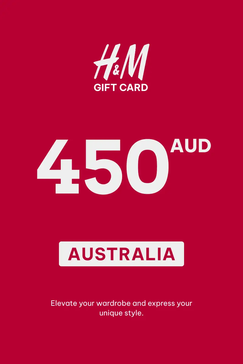 HandM 450 AUD Gift Card (Australia) - Digital Key