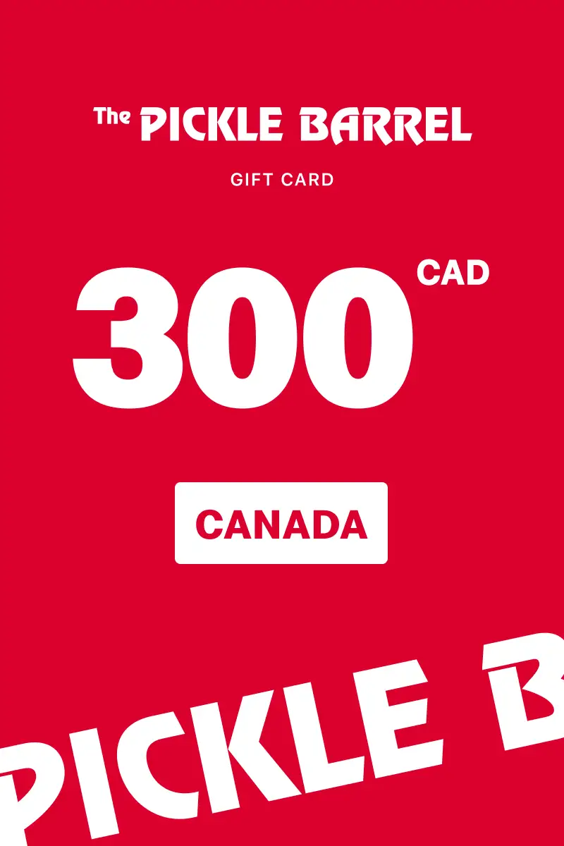 The Pickle Barrel 300 CAD Gift Card (Canada) - Digital Key