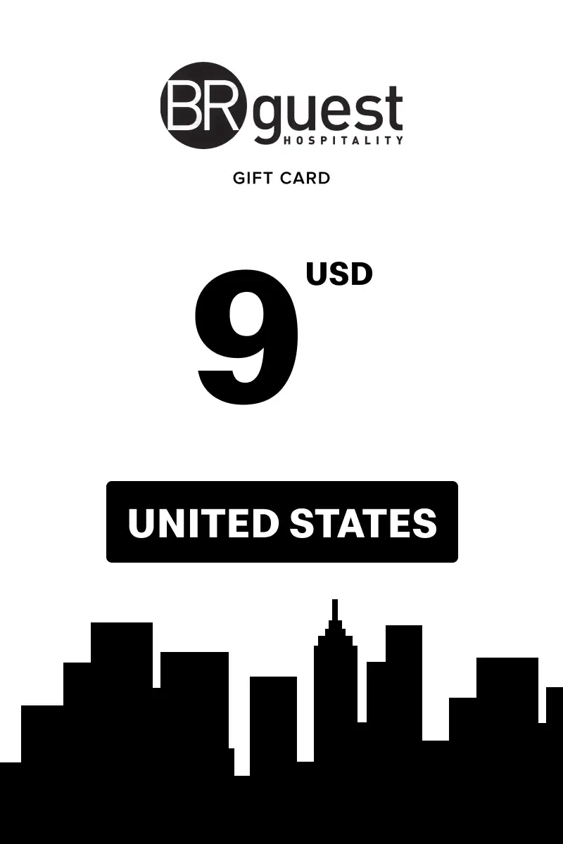 BR Guest Hospitality 9 USD Gift Card (United States) - Digital Key