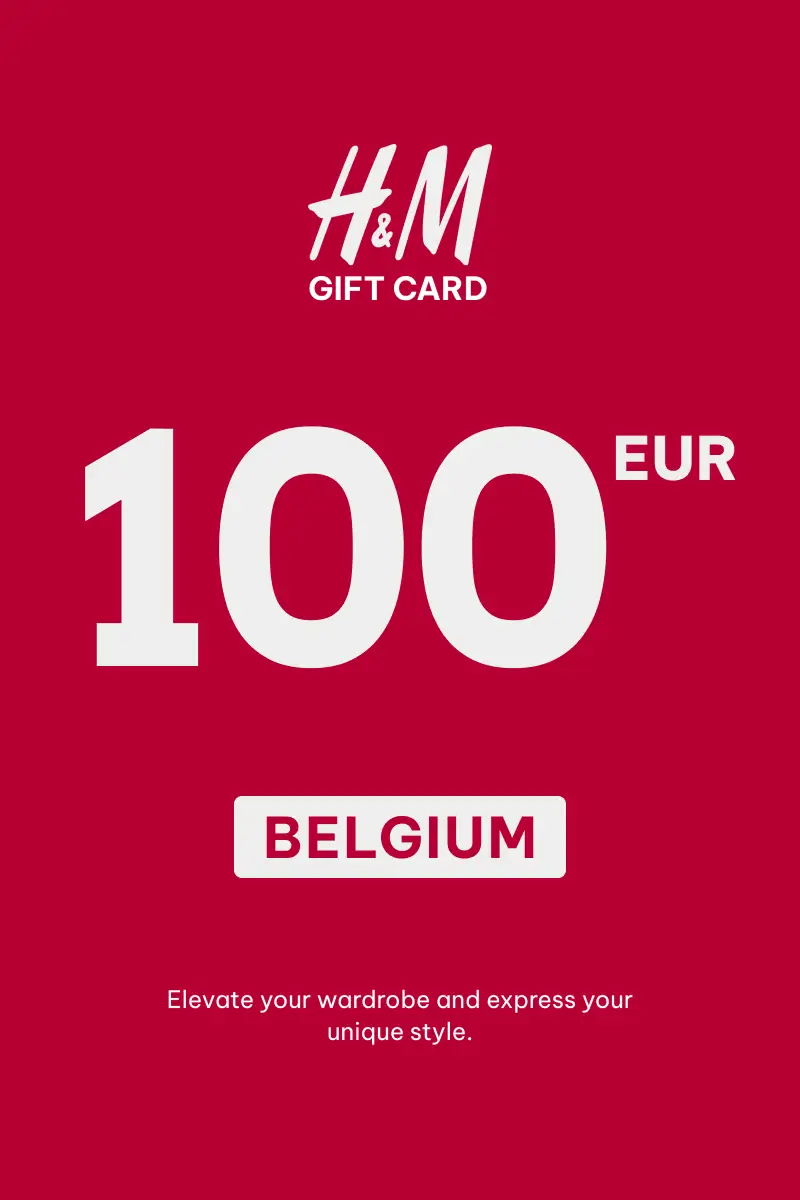 HandM 100 EUR Gift Card (Belgium) - Digital Key