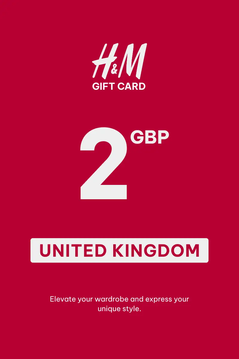 HandM 2 GBP Gift Card (United Kingdom) - Digital Key