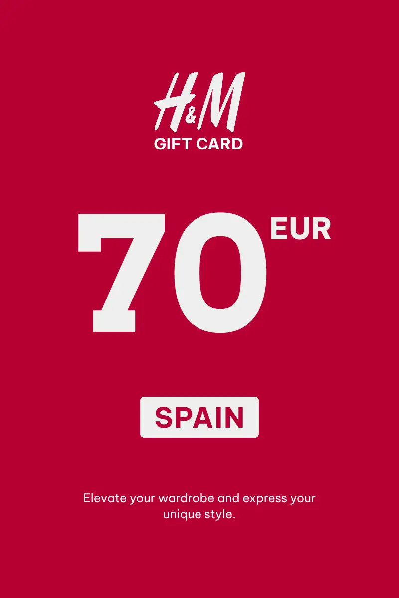 HandM 70 EUR Gift Card (Spain) - Digital Key