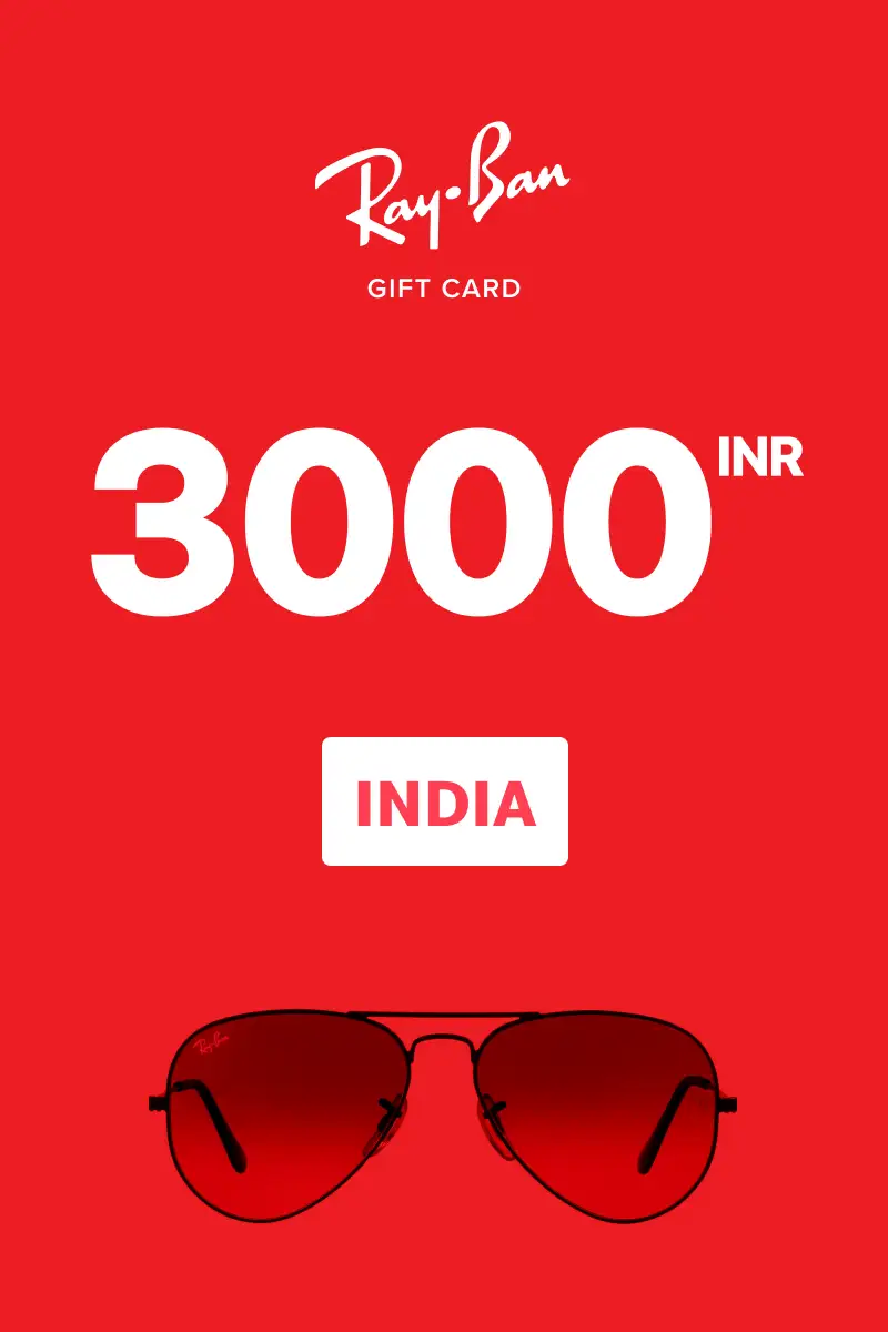 Ray-Ban 3000 INR Gift Card (India) - Digital Key