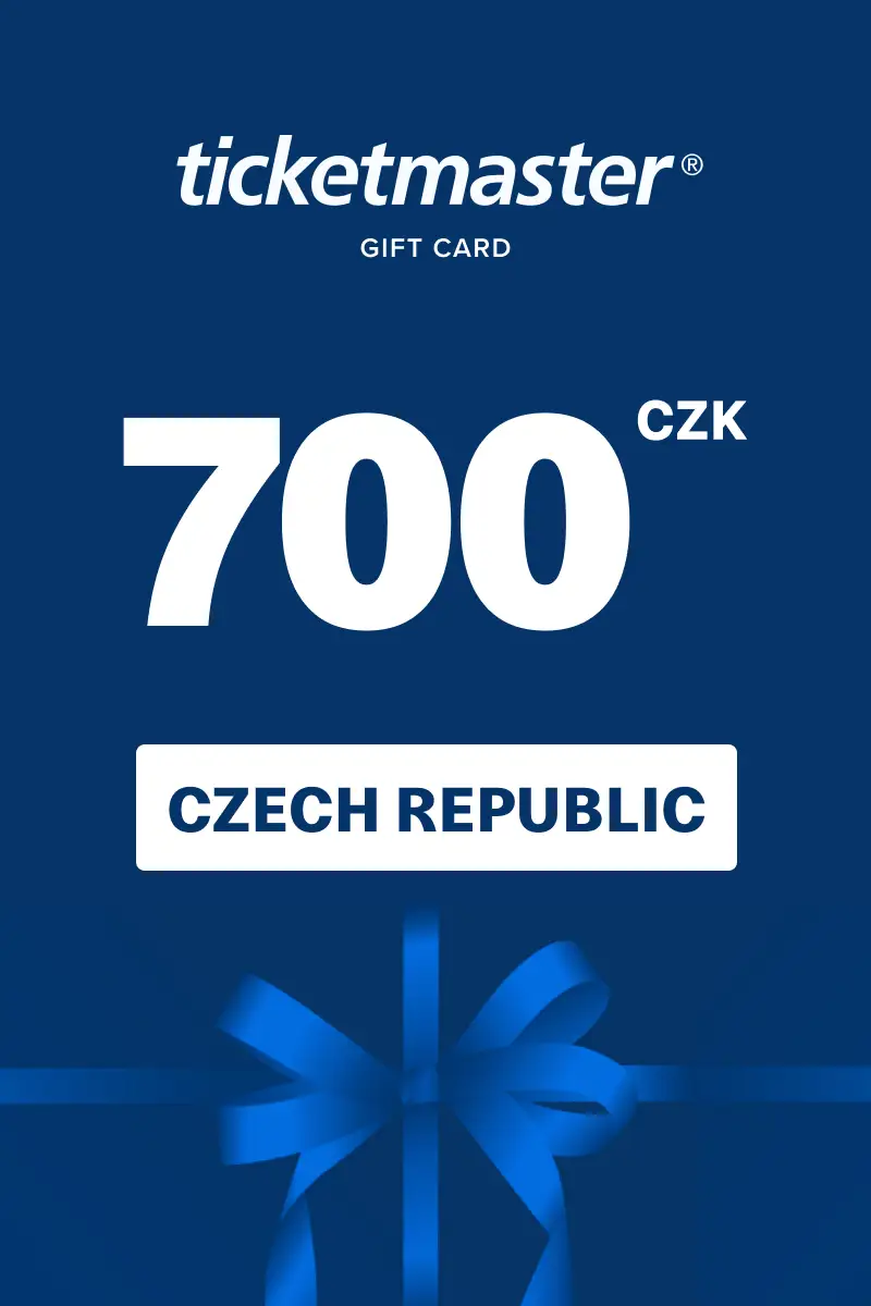 Ticketmaster 700 CZK Gift Card (Czech Republic) - Digital Key
