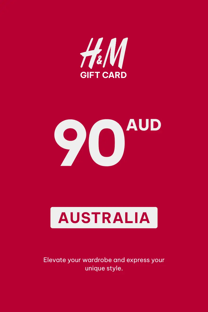 HandM 90 AUD Gift Card (Australia) - Digital Key