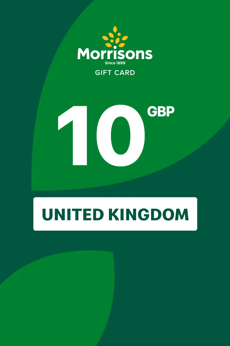 Morrisons 10 GBP Gift Card (United Kingdom) - Digital Key