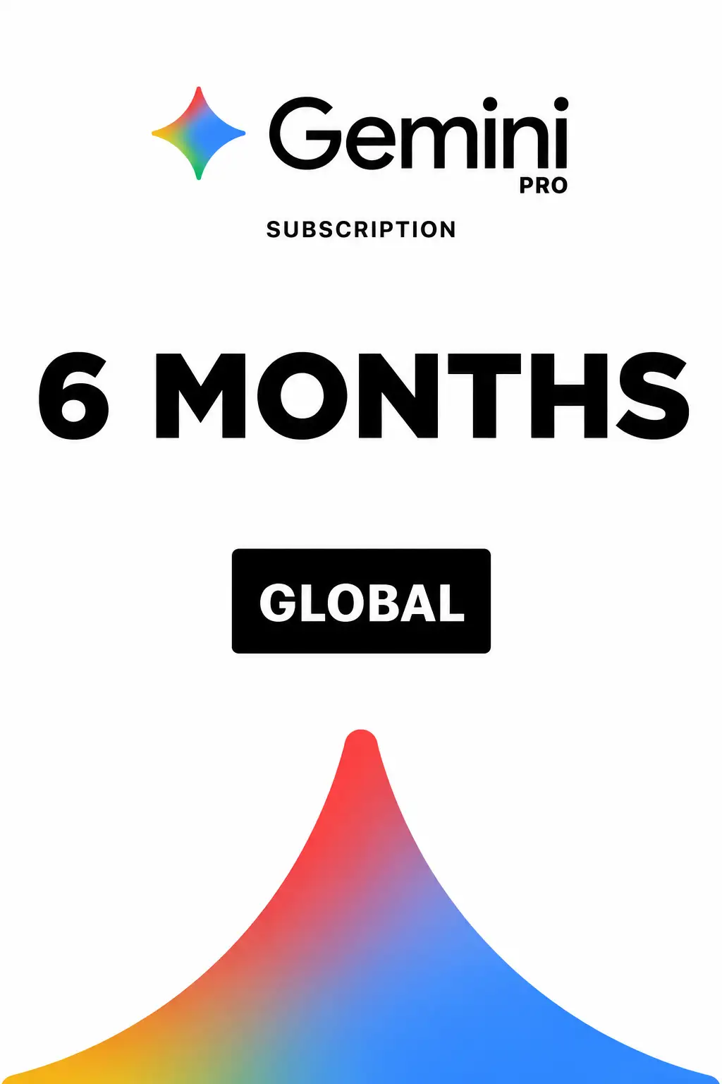 Google AI Pro - Gemini 6 Months (Global) - Activation Link
