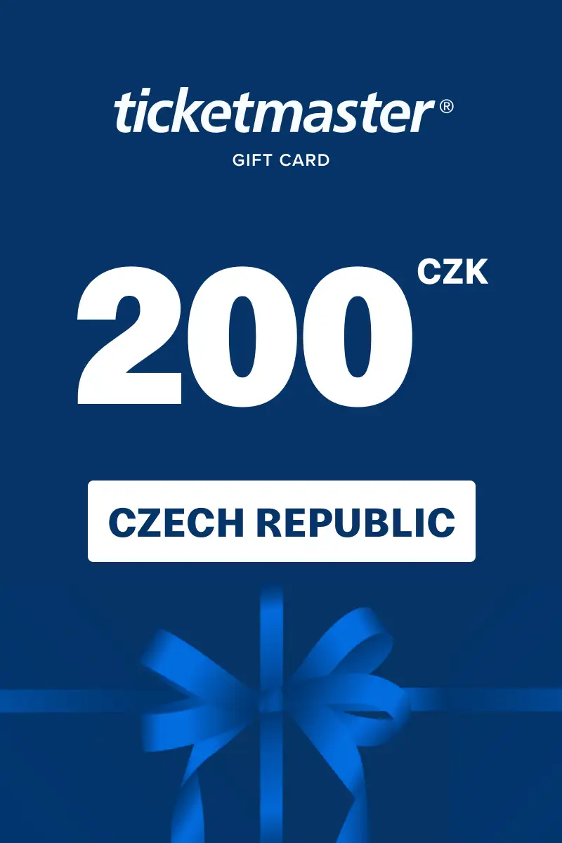 Ticketmaster 200 CZK Gift Card (Czech Republic) - Digital Key