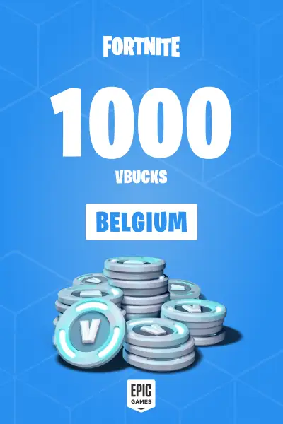 Fortnite - 1000 V-Bucks Card (Belgium) - Epic Games - Digital Key