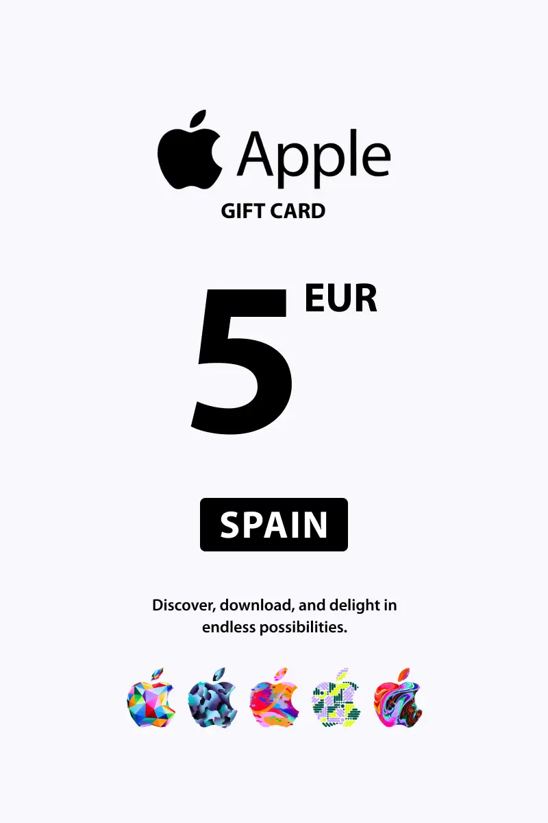 Apple 5 EUR Gift Card (Spain) - Digital Key