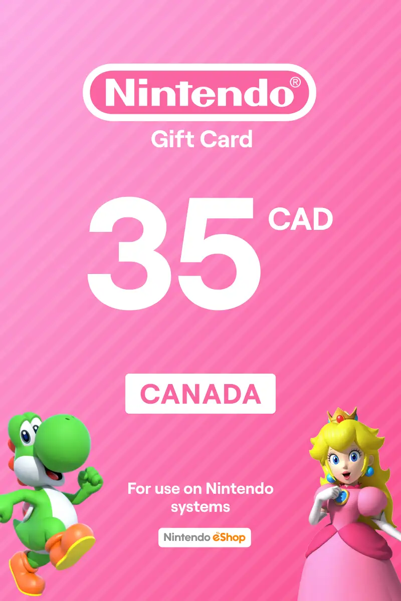 Nintendo eShop 35 CAD Gift Card (Canada) - Digital Key